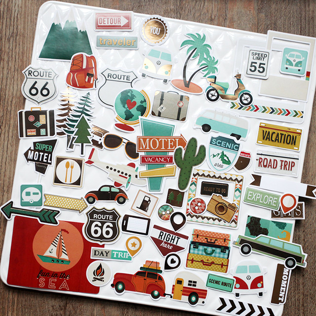 Scrapbooking Stickers, Travel Stickers